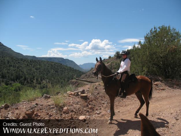 Mountain trail ride