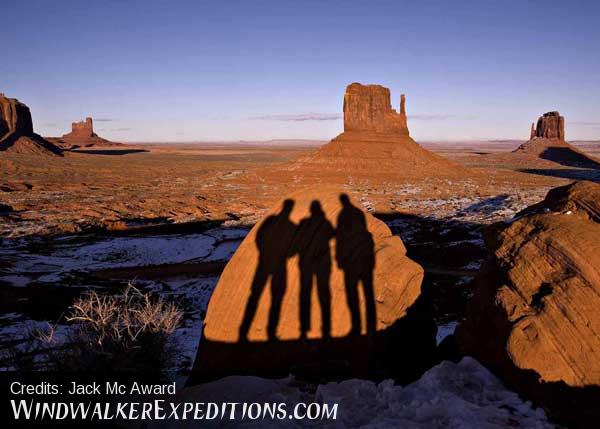 Three Amigos in Monument Valley, Arizona