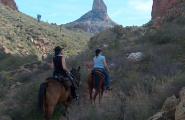 horseback ride arizona, Superstition Mountains, Weaver's Needle, Pack Trip.